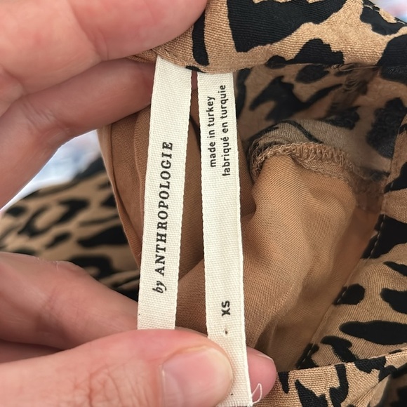Anthropologie Mackenzie Leopard Print Dress Size XS - Picture 10 of 10